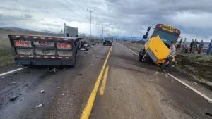 Two Adults And Two Juveniles Injured When Semi Hits School Bus On Idaho Highway