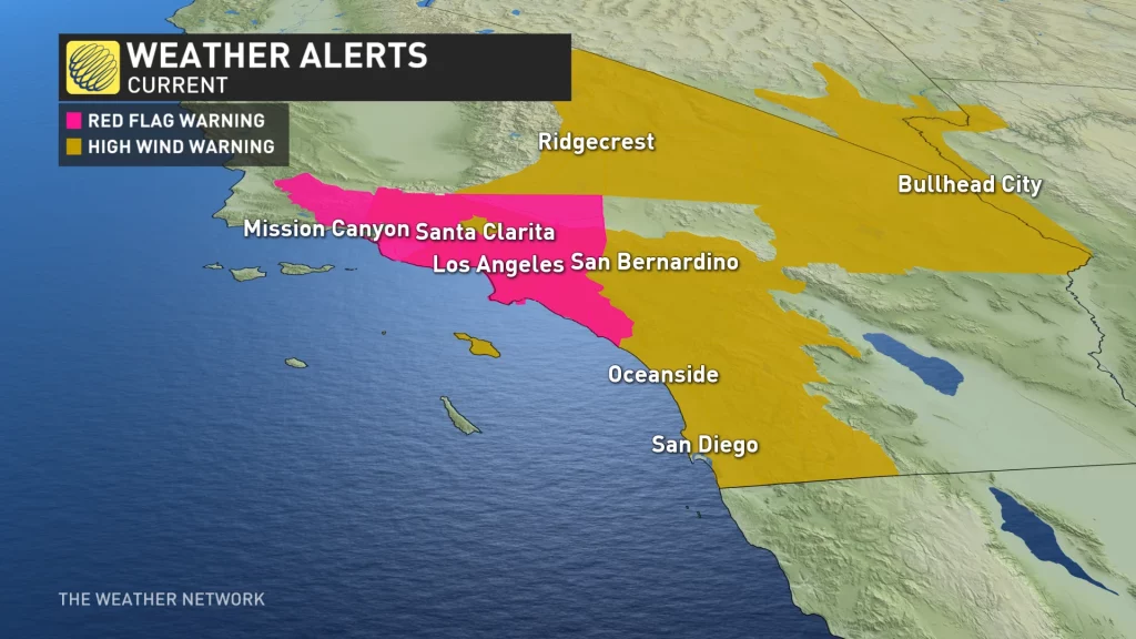 San Diego on High Alert: Dangerous Winds and Fire Risks Threaten the Region